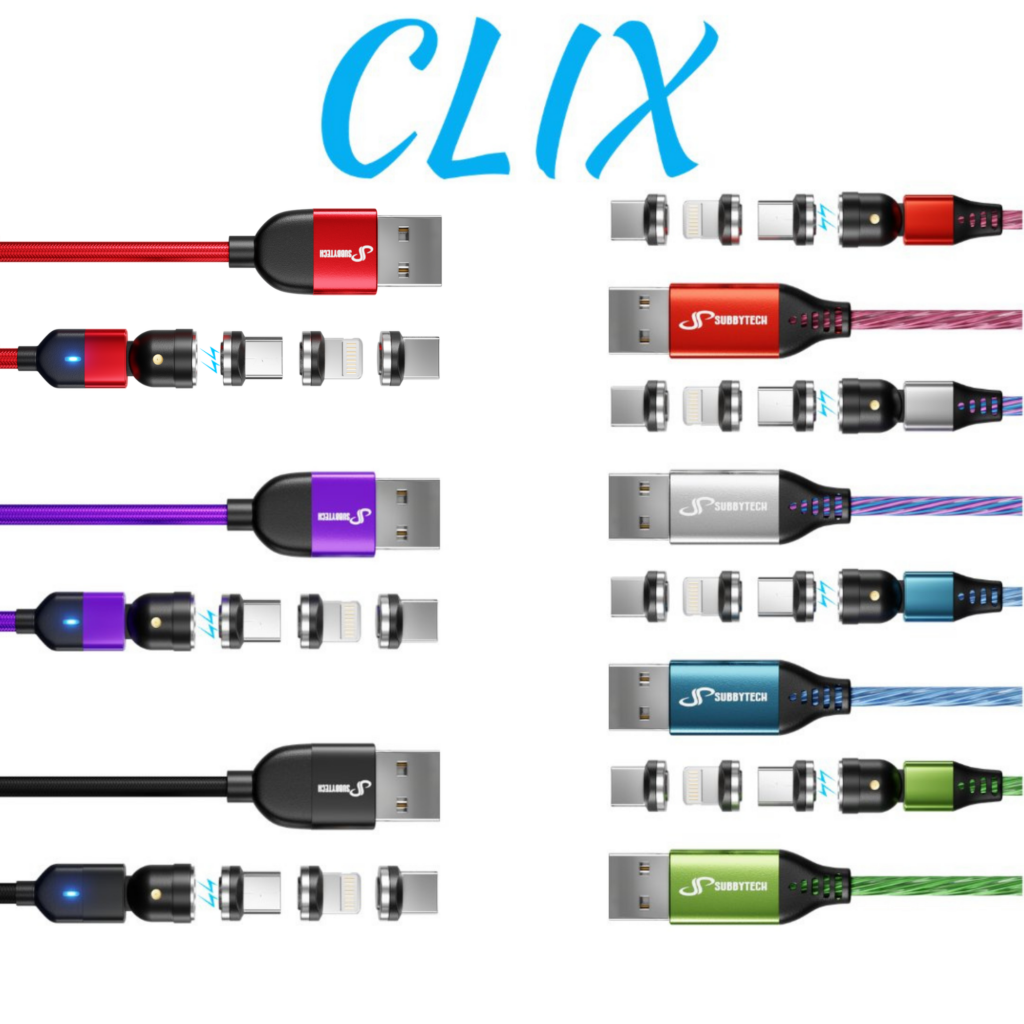 CliX Magnetic Charging Cables