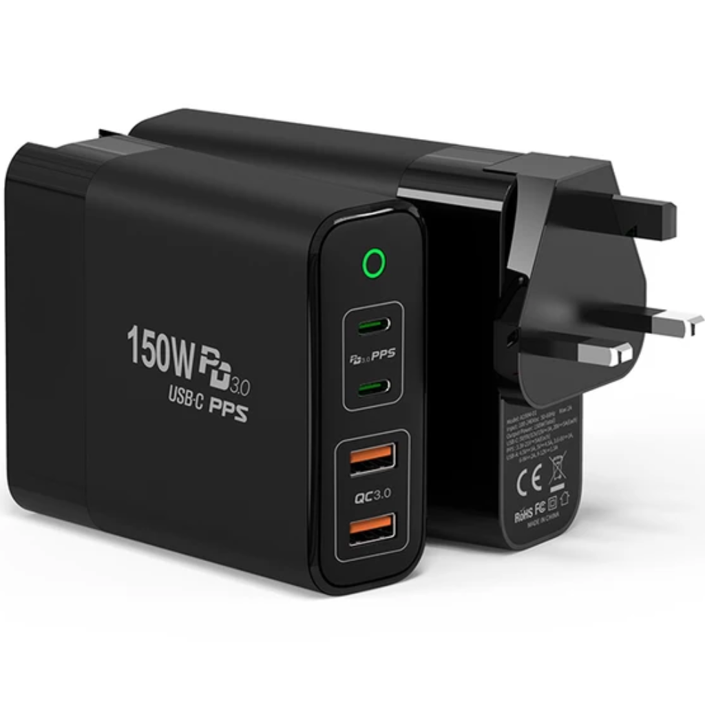 ***B-Grade*** Fast Charge Plug (150W) with UK Adapter