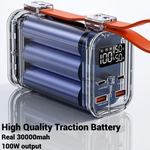 Fast Charge Power Bank Charger Battery Pack 30,000mAh