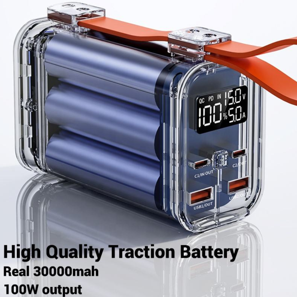 ***B-Grade*** Fast Charge Power Bank Charger Battery Pack 30,000mAh