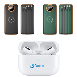 Earphones (v2.0) and Fast Charge 10k Wireless Power Bank bundle deal