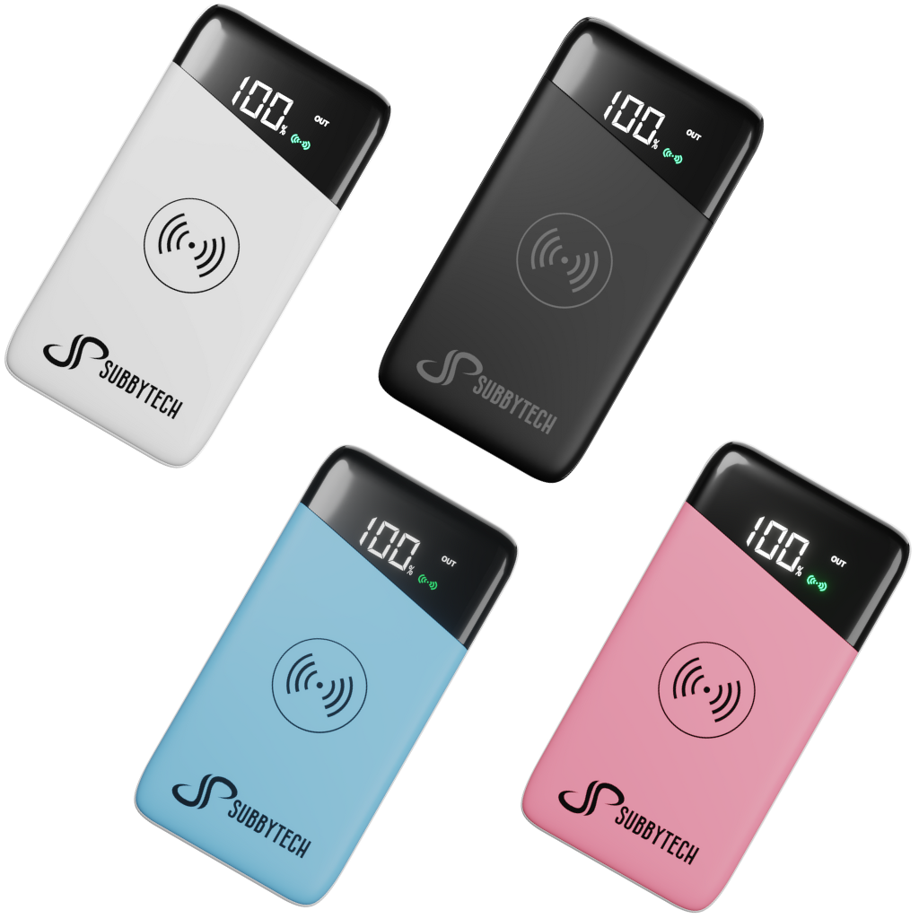 Power Bank Charger Wireless Battery Pack 10,000 mAh