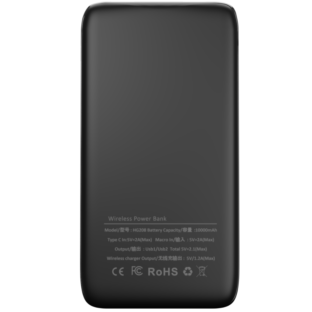 Power Bank Charger Wireless Battery Pack 10,000 mAh SubbyTech