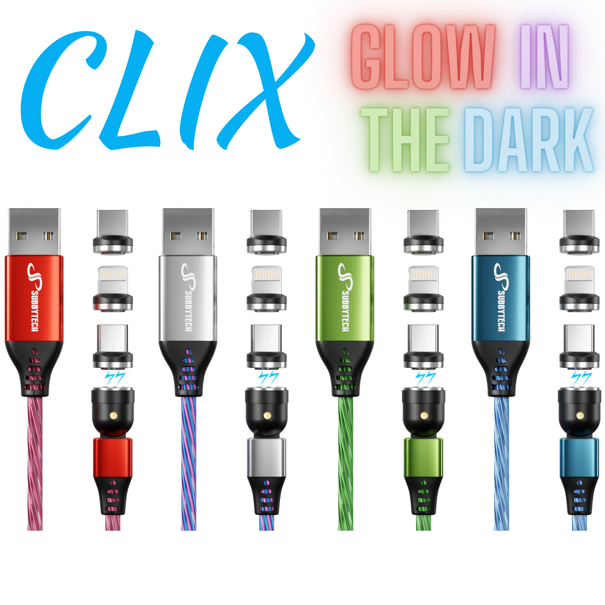 CliX Light Up Charging Cables