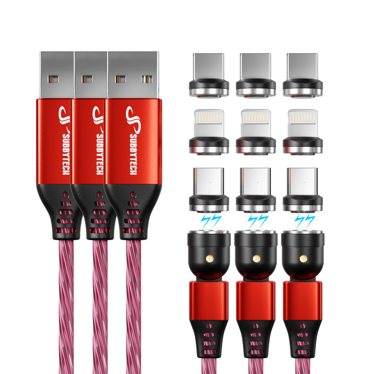 CliX Light Up Charging Cables